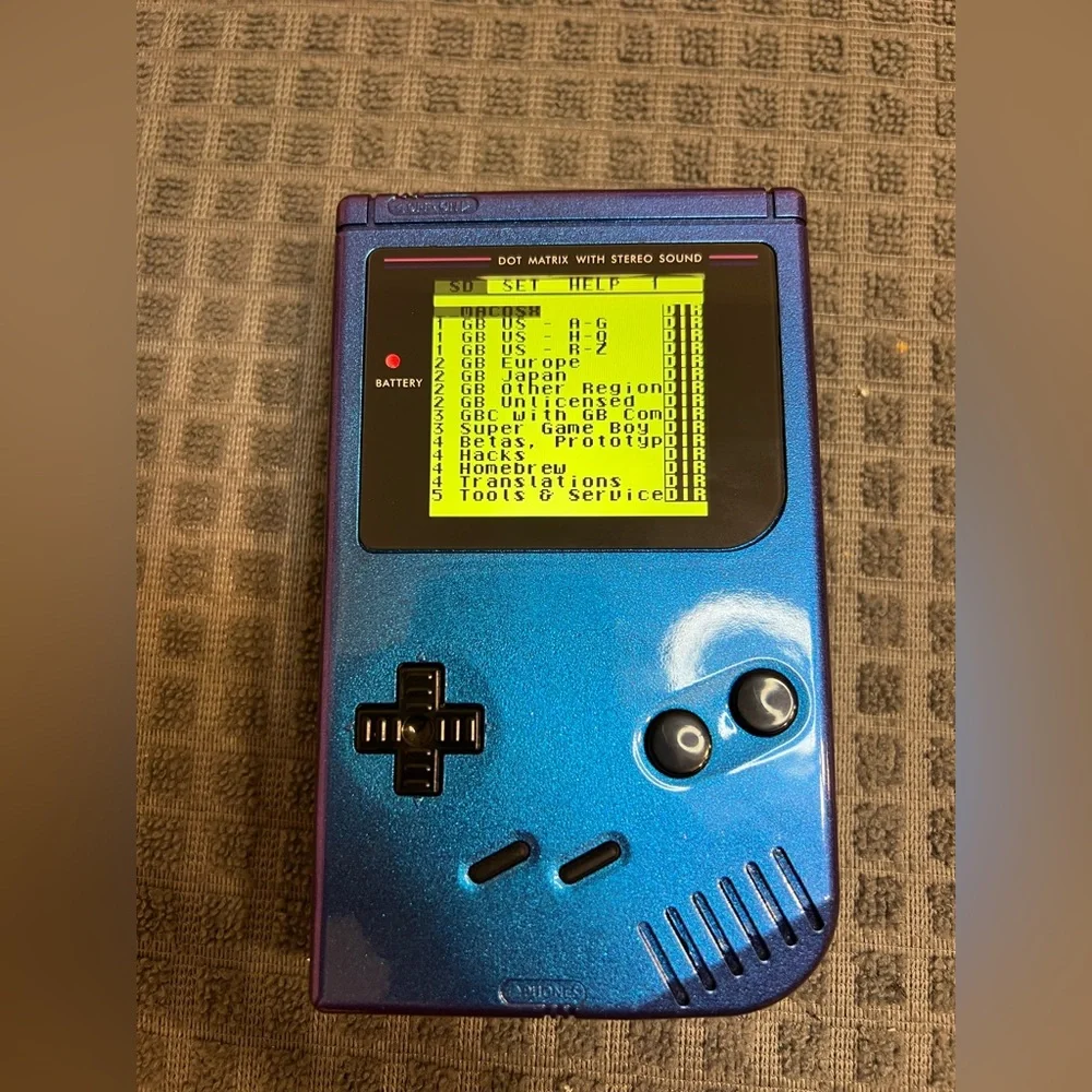 Custom Chameleon “Mystichrome” Game Boy DMG